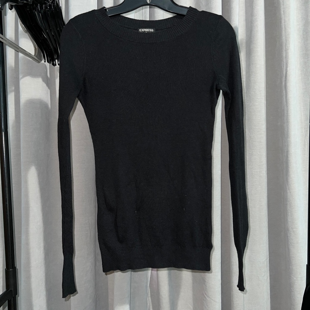 Express Fitted Crewneck Sweater